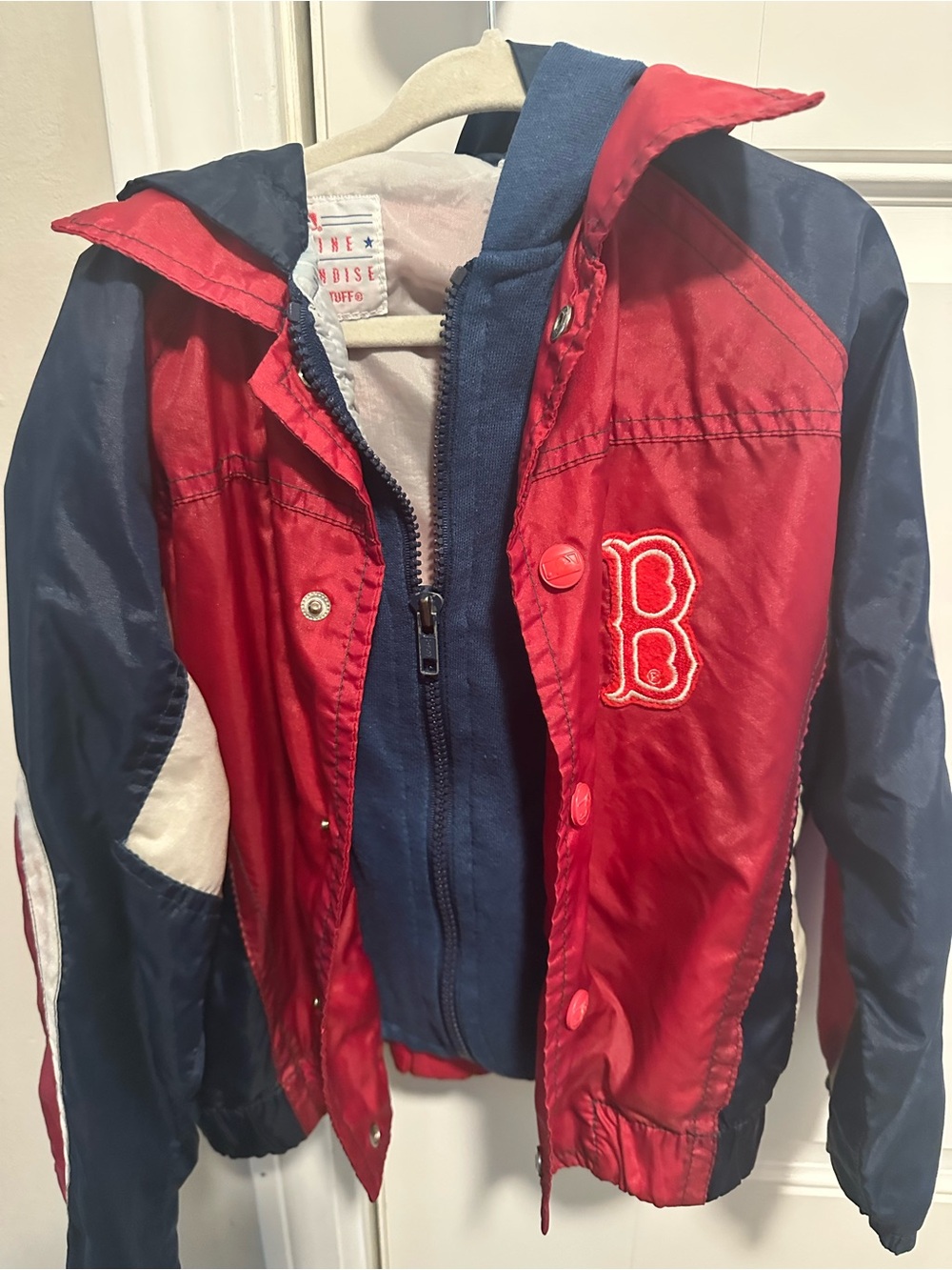 Boston Red Sox Boys Red & Blue Jacket Size Medium (vintage)
